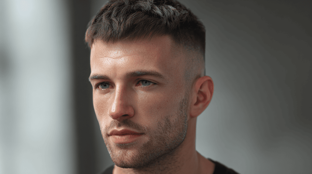 een textured french crop kapsel
