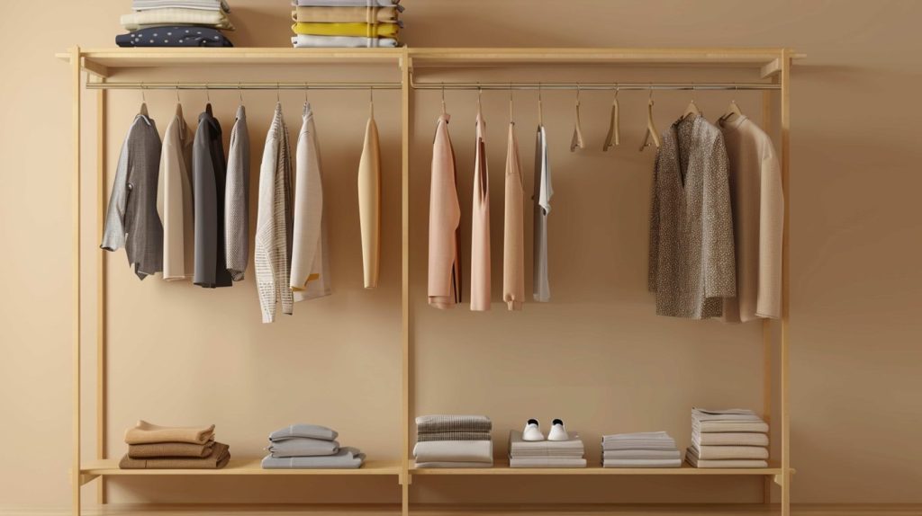 Minimalistische garderobe