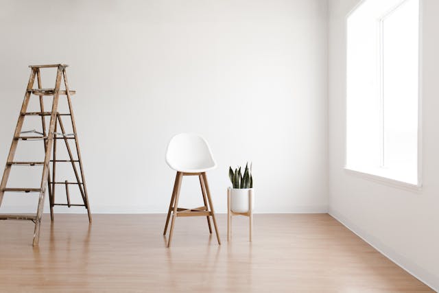 Een minimalistisch interieur