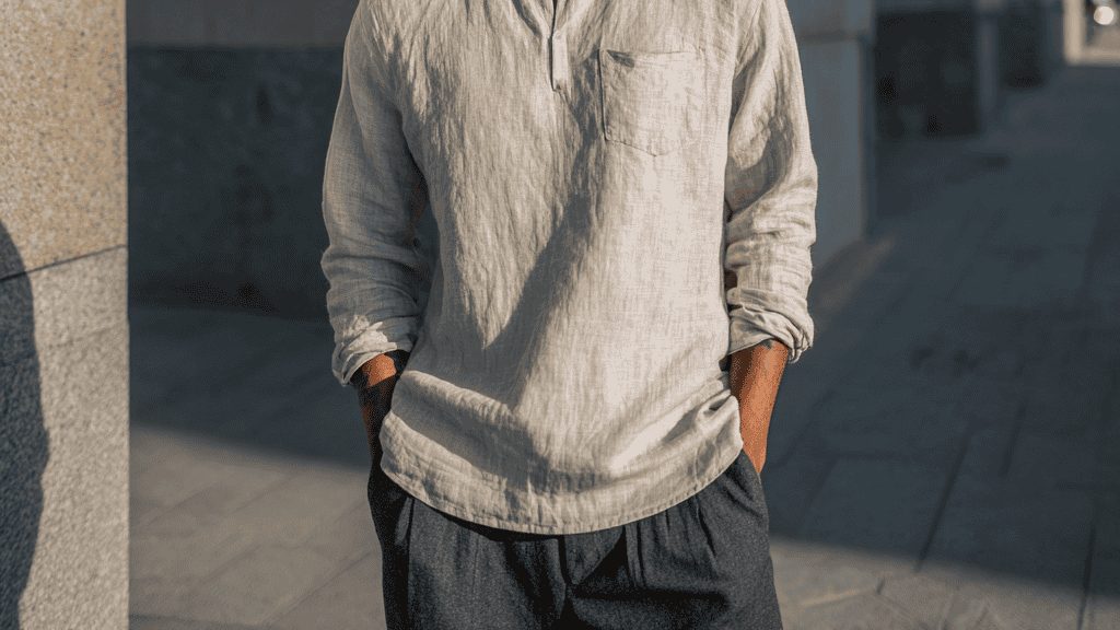 Kwaliteit kleding man linnen