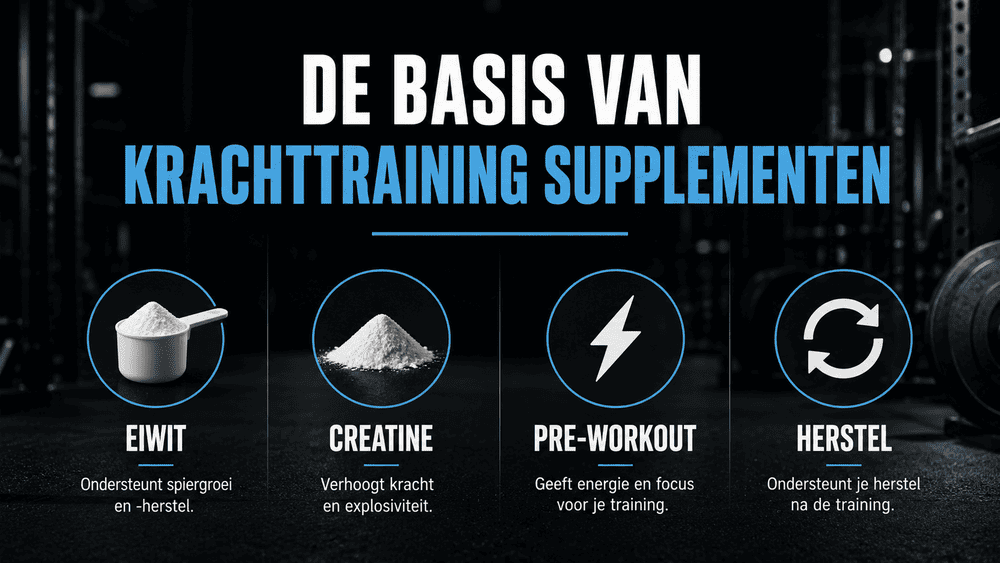 de basis van krachttraining supplementen
