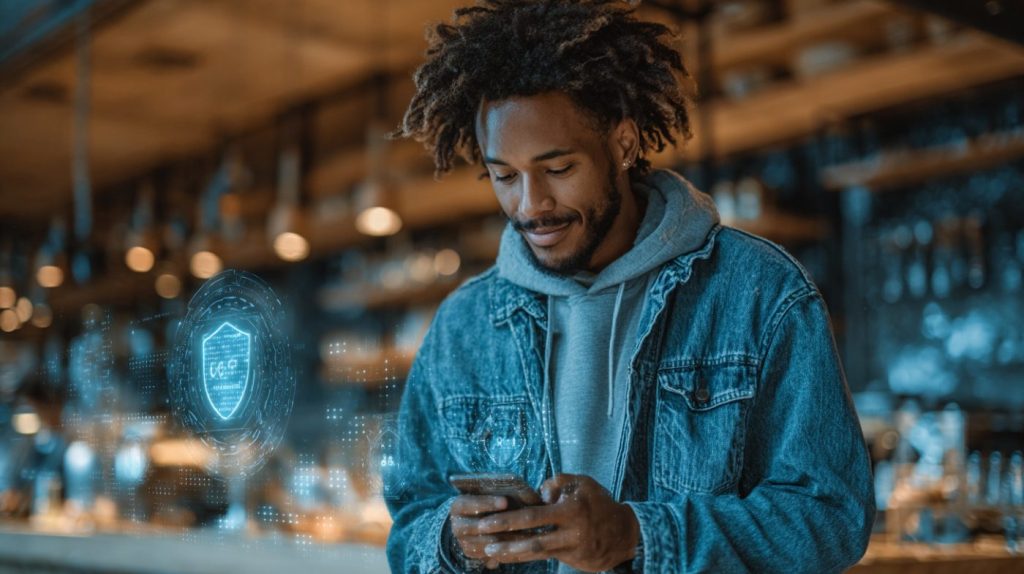 De moderne man online heeft een goede digitale hygiëne