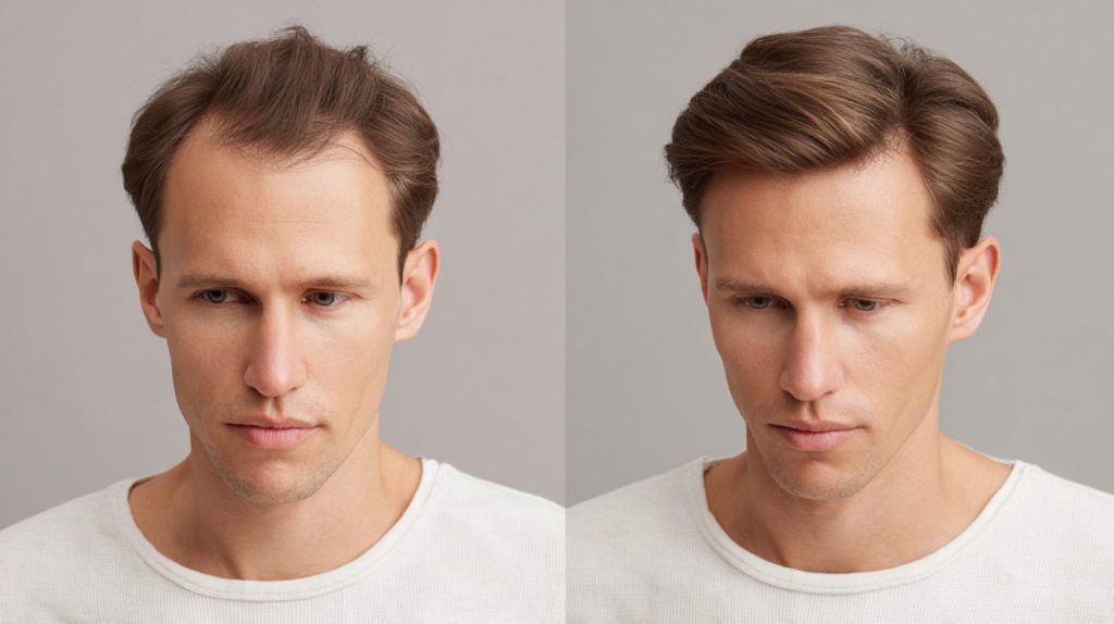 Oorzaken van een terugtrekkende haarlijn mannen