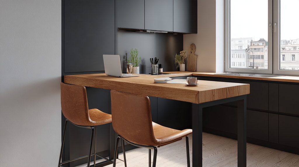 Bar in compacte keuken