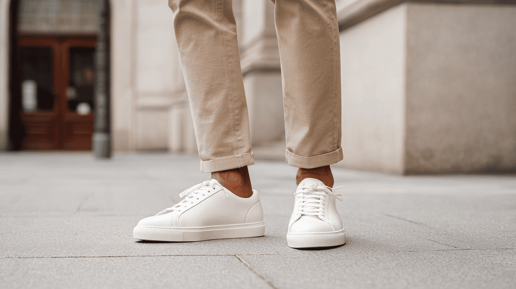 afgeprijsde herenschoenen met chino